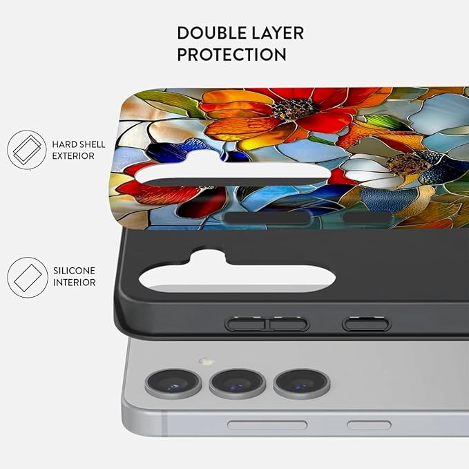 Compatible for Samsung Galaxy A16 5G Case, Dual Layer Heavy Duty 2 in 1 - Image 2