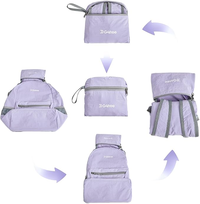 G4Free 20L Lightweight Packable Backpack Travel Hiking Daypack Foldable Backpack - Image 3