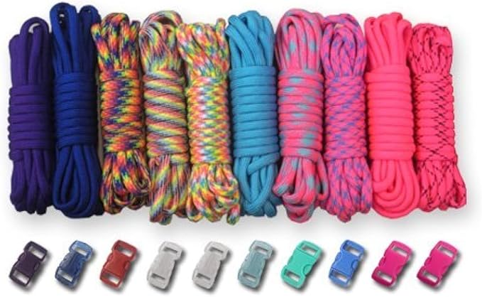 Paracord Planet 550lb Type III Paracord Combo Crafting Kits by ParacordPlanet