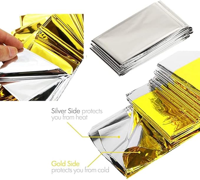 GALAXYLENSE Emergency Mylar Thermal Blanket - Image 5