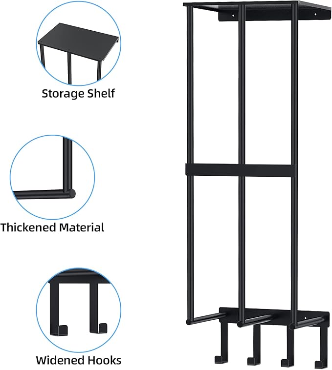 Camping Chair Wall Storage for Garage, Metal Camping Chair Storage Rack Wall - Image 6