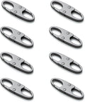 zelin Anti Theft Zipper Clips Double Opening Small Carabiner Clips, Commuting by zelin