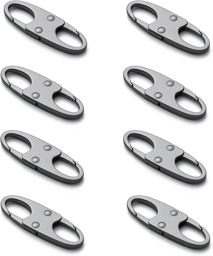 zelin Anti Theft Zipper Clips Double Opening Small Carabiner Clips, Commuting by zelin