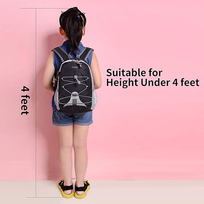 10L Small Hiking Backpack for Kids Ages 3-6 Girls Boys Under 4 feet, Mini - Image 4