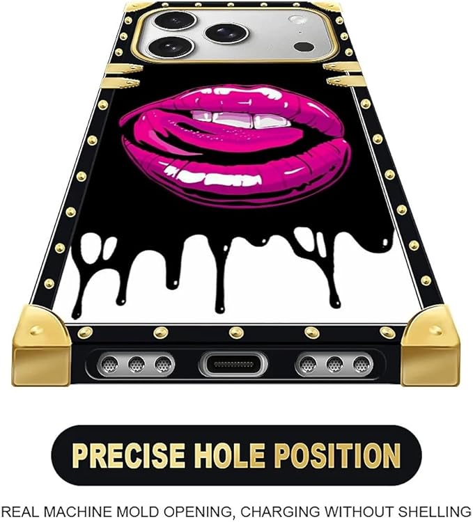 for iPhone 17 Pro Max Case Luxury Golden Decoration - Image 5