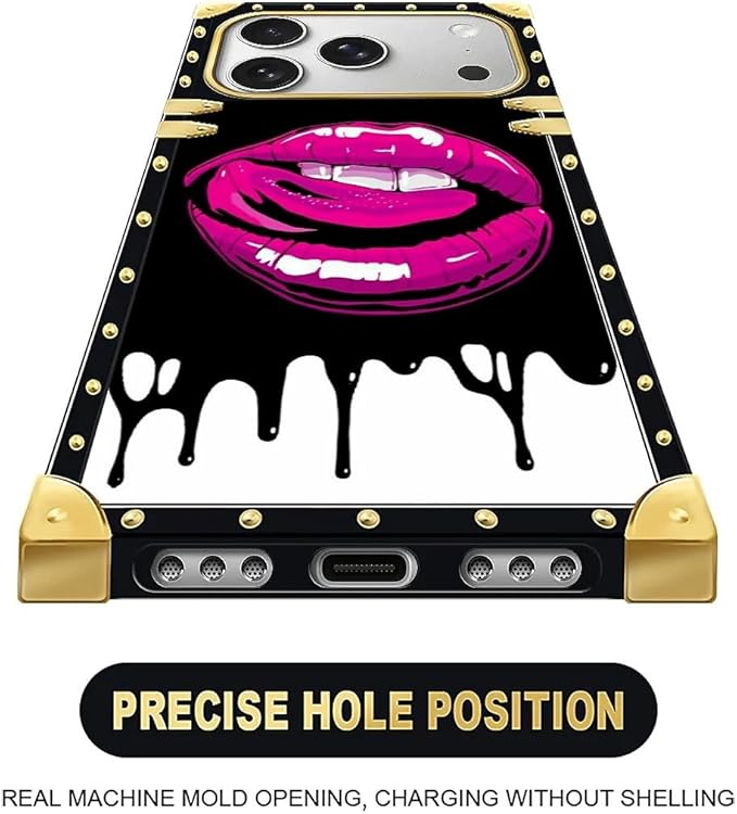 for iPhone 17 Pro Case Luxury Golden Decoration - Image 5