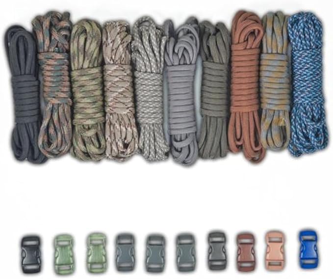 Paracord Planet 550lb Type III Paracord Combo Crafting Kits by ParacordPlanet