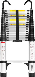 BOCOM 14.5 FT Aluminum Telescoping Ladder by BOCOM