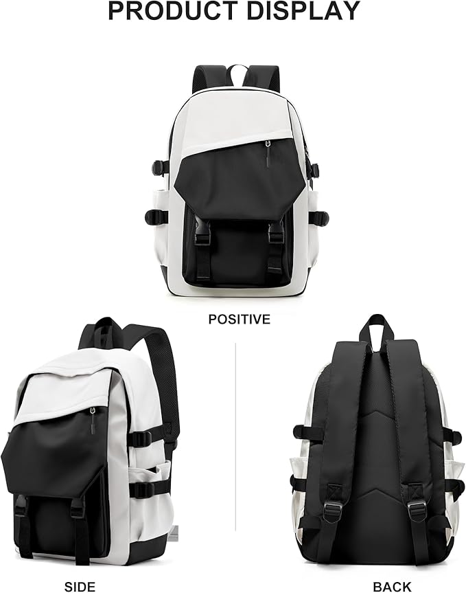 coowoz School Bag Lightweight Casual Daypack College Laptop Backpack - Image 4