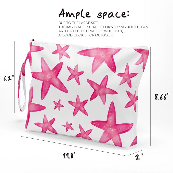 Fokongna Wet Bag, Travel Makeup Bag, Wet Dry Bag, Wet Bag - Image 5