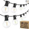 200ft Outdoor G40 LED Globe String Lights Dimmable Waterproof Shatterproof by BestChoiceforYourLife