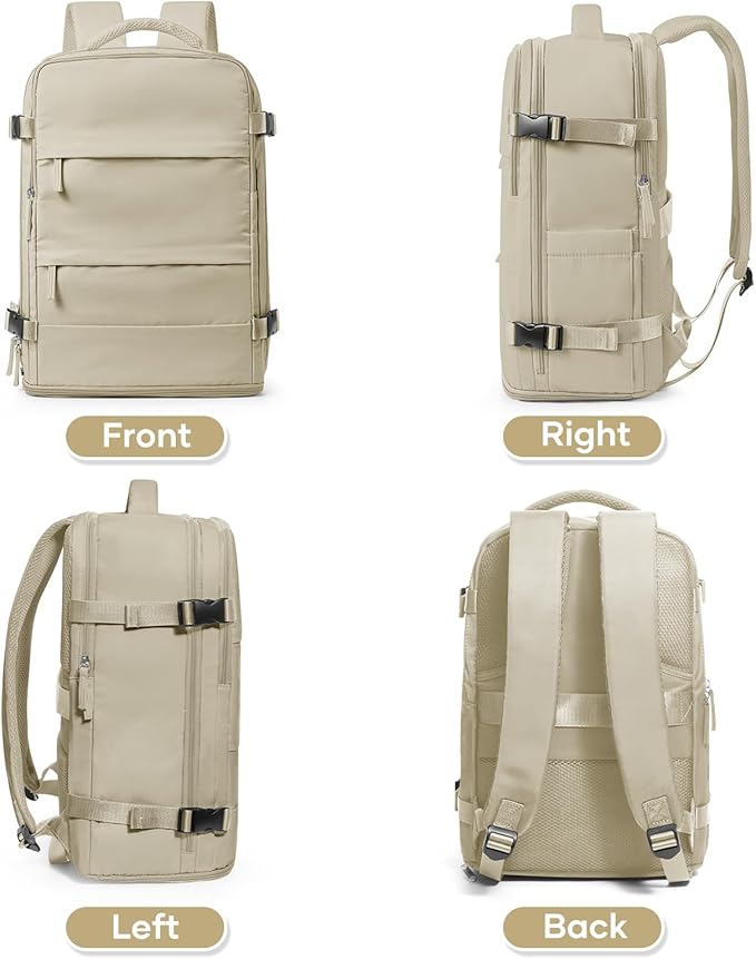 coowoz Large Travel Backpack For Women Men, Carry On Backpack Flight Approved - Image 9