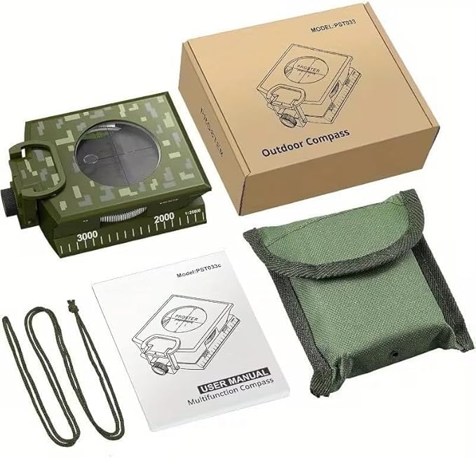 Multifunctional Military Aiming Navigation Compass Compass | IP65 Military - Image 9