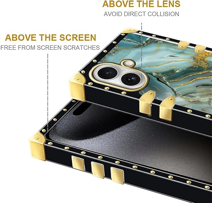 for iPhone 17 Case Luxury Golden Decoration - Image 7