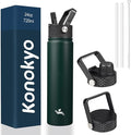 Konokyo Insulated Water Bottle 24oz Stainless Steel Sport Bottles by Konokyo