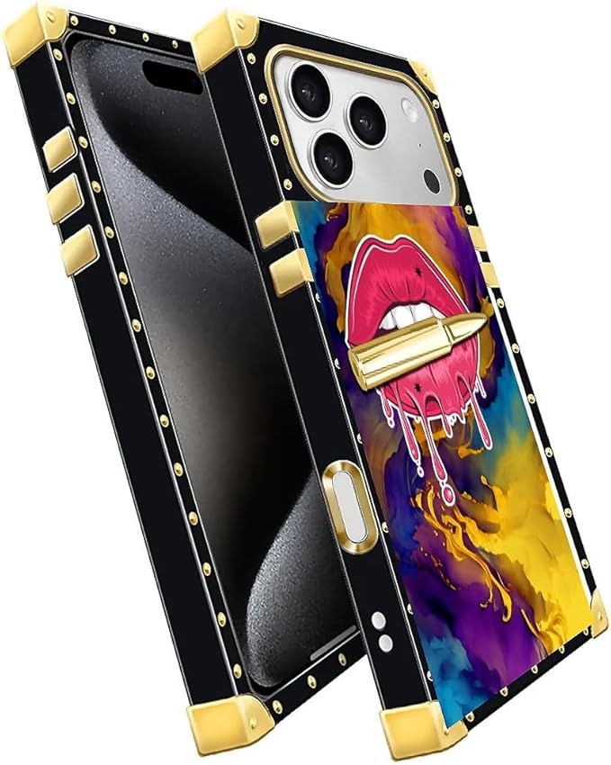 for iPhone 17 Pro Max Case Luxury Golden Decoration - Image 3