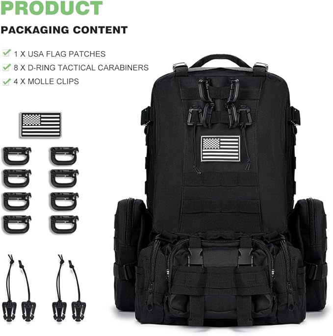Large Military Tactical Backpack - Image 2