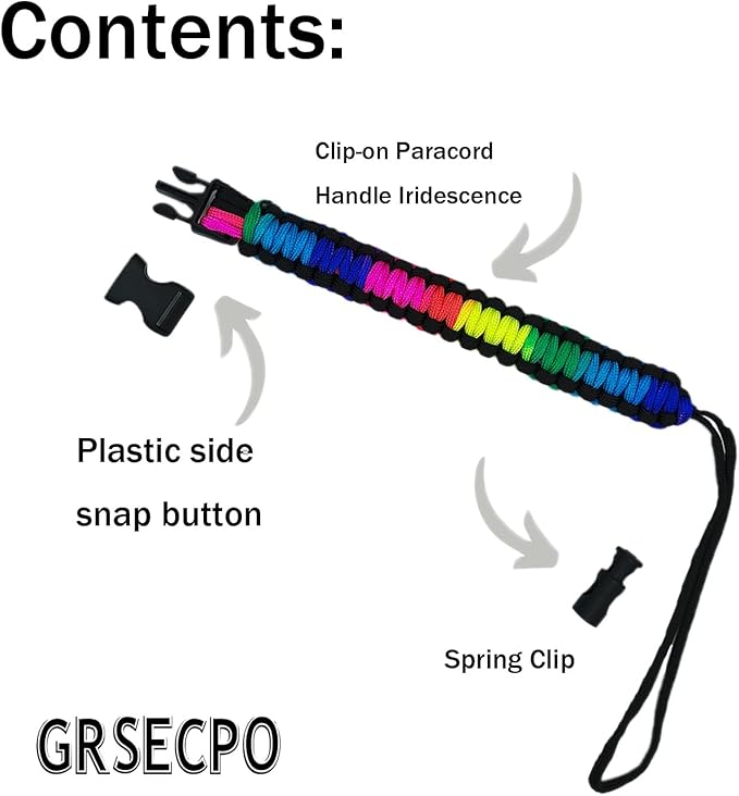 Water Bottle Handle Strap Paracord Handle Strap Cord - Image 3