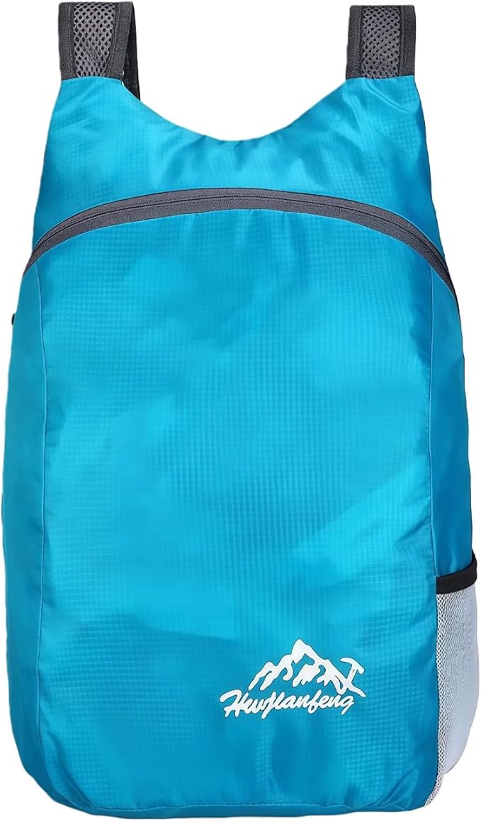 Ultra Lightweight Travel Foldable Backpack, Water Resistant Reusable Hiking by KZQUVM