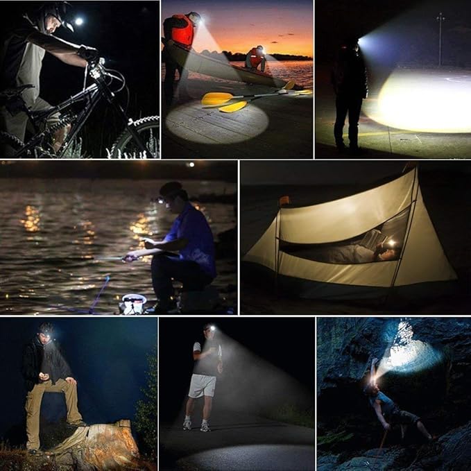 Headlamp Rechargeable Super Bright 20000 Lumens, USB-C Head Lamp Flashlight - Image 7