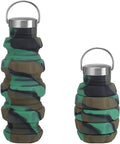 500ml Collapsible Water Bottles Silicone Motivational Bottle by Lovskoo