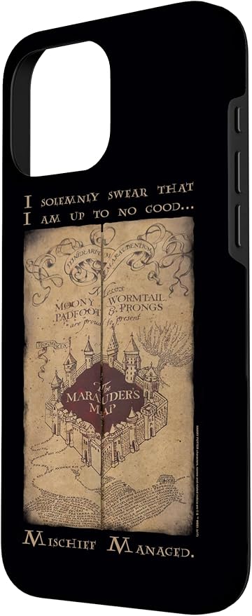 iPhone 16 Pro Max Harry Potter Marauder's Map Words Case - Image 2