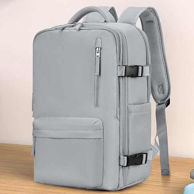 WONHOX Large Travel Backpack Carry on Flight Approved Laptop Work Business - Image 2