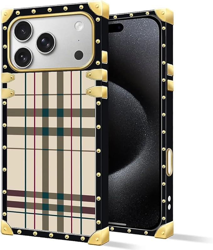 for iPhone 17 Pro Max Case Luxury Golden Decoration - Image 2