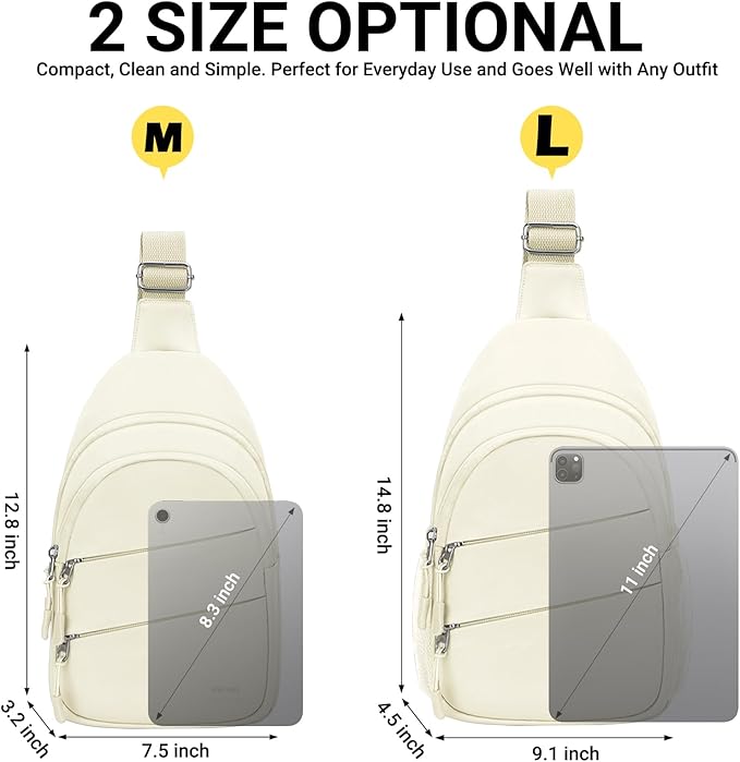 Tuwubi Crossbody Bags for Women, Sling Bag for Men, Small Hiking Backpack Anti - Image 7