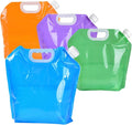 4 Pack 5L BPA Free Collapsible Water Tank Container Portable Lightweight Space by Nainsect%E5%93%81%E7%89%8C%E6%97%97%E8%88%B0%E5%BA%97
