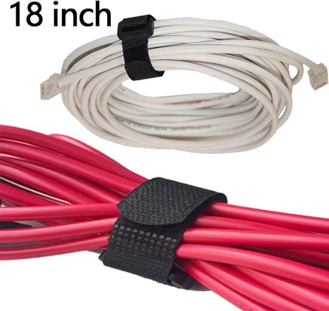 Reusable Fastening Straps Straps, 16 Pack inch Hook And Loop Straps, Cable - Image 4