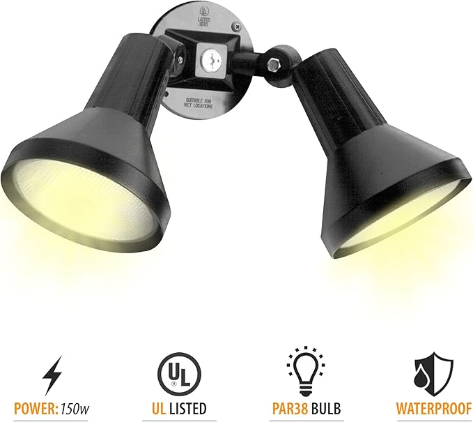 Ciata 15" Outdoor Security Flood Light 1 Head - Image 3