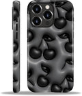 for iPhone 15 Pro Case, HL2 Cute Cool Cherry Black Hybrid 2 Layer Hard Shell by Unknown