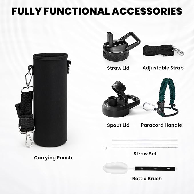 RAYMYLO Insulated Water Bottle 20 oz, Triple Wall Vacuum Stainless Steel - Image 6