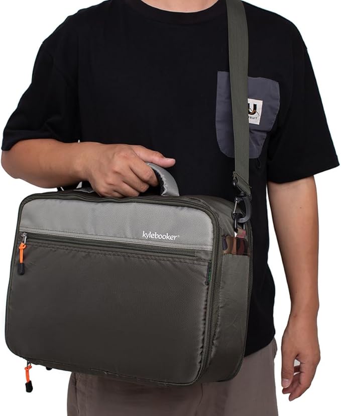 Kylebooker Fly Fishing Reel and Gear Case, Portable Tackle Organizer Storage - Image 8
