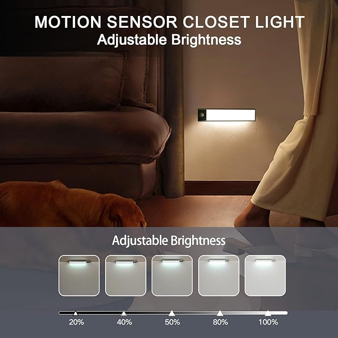 Under Cabinet Lighting, 2400mAh Motion Sensor Light Indoor, 160lm - Image 8