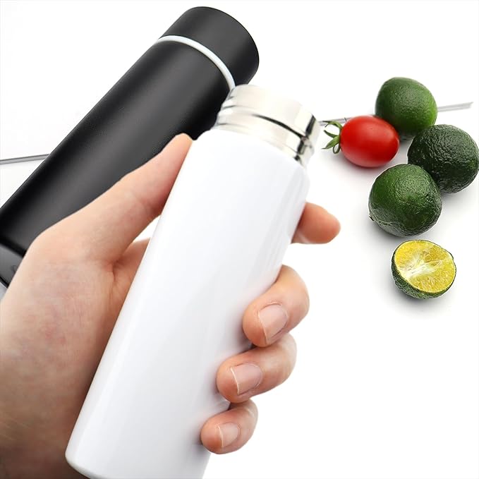 Cute Small Water Bottle, 4.4 Fl. Oz, Mini Slim Flask - Image 3