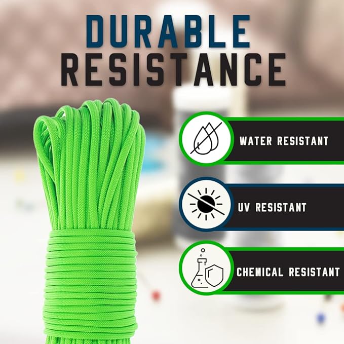 Paracord Planet Solid Color 550lb Paracord – 7 Strand Type III Nylon Cord - Image 3