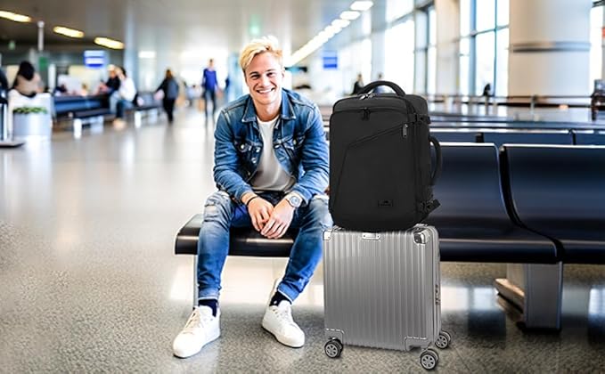 MATEIN Mens Travel Backpack, 27L Lightweight Carry on Backpack - Image 9