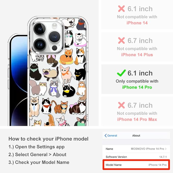 MOSNOVO Case for iPhone 14 Pro - Image 2