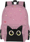 cfpolar 17 Inch Backpack Cute Cartoon Cats Laptop Bag Shoulder Bag School by homedecorations