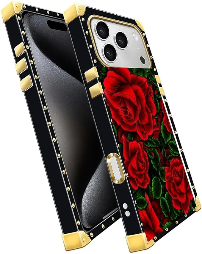 for iPhone 17 Pro Max Case Luxury Golden Decoration - Image 3