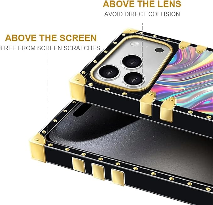 for iPhone 17 Pro Case Luxury Golden Decoration - Image 7