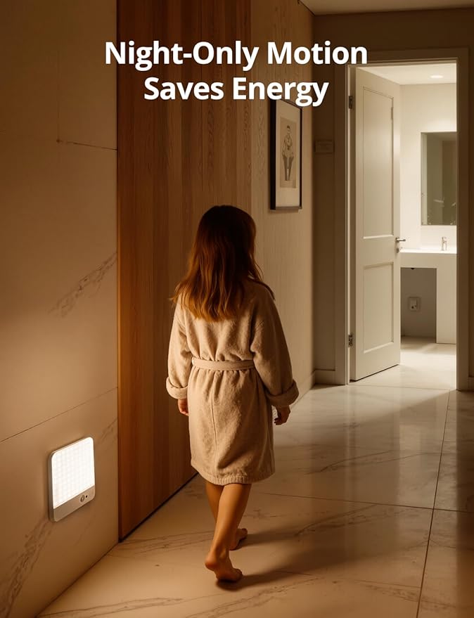 Bojim Rechargeable Remote Control Battery Operated Motion Sensor Ceiling Light - Image 4