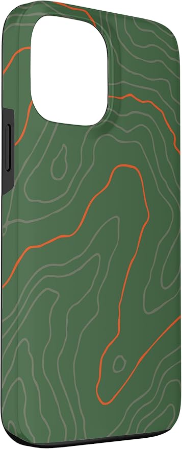 Backcountry Topo Guide Orange Lines Topographical Map Case - Image 3