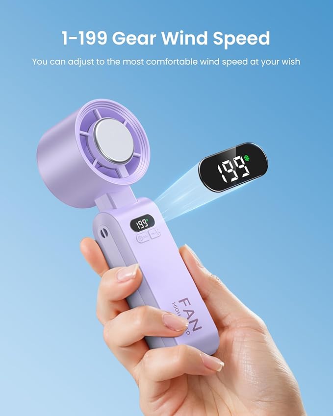 2 Pack Handheld Portable Turbo Fan - Image 3