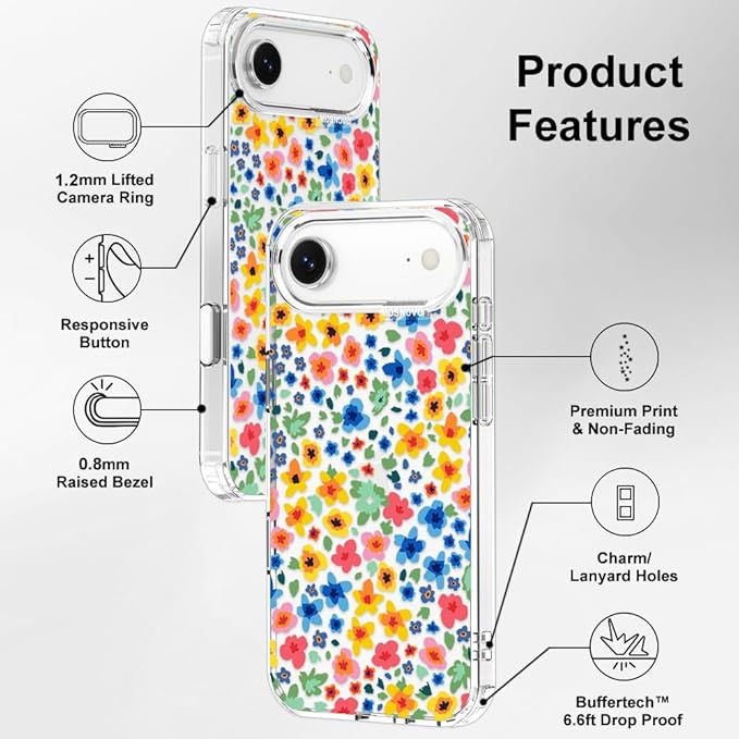 MOSNOVO for iPhone Air Case | Military Grade 6.6ft Drop Tested | Camera Control - Image 7