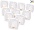 innofox 10-Pack Stick-on Motion Sensor Lights, Warm White LED Night Light by innofoxlightseveryspaceinsideandout