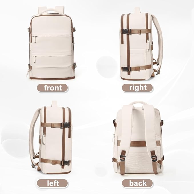coowoz Large Travel Backpack For Women Men, Carry On Backpack Flight Approved - Image 8