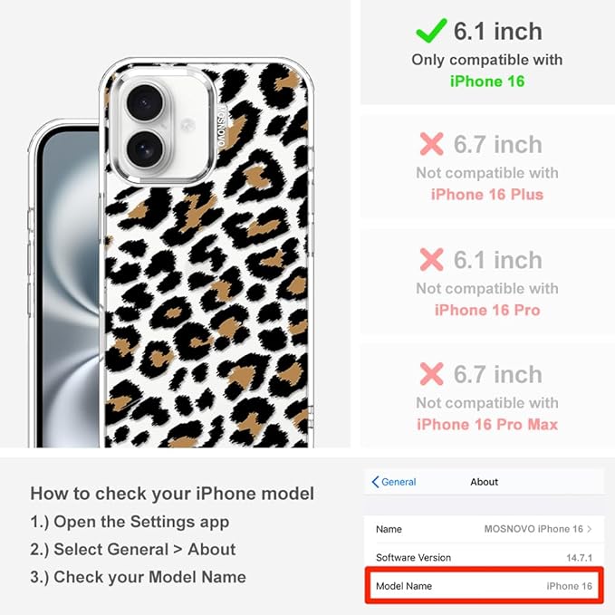 MOSNOVO Case for iPhone 16 - Image 2